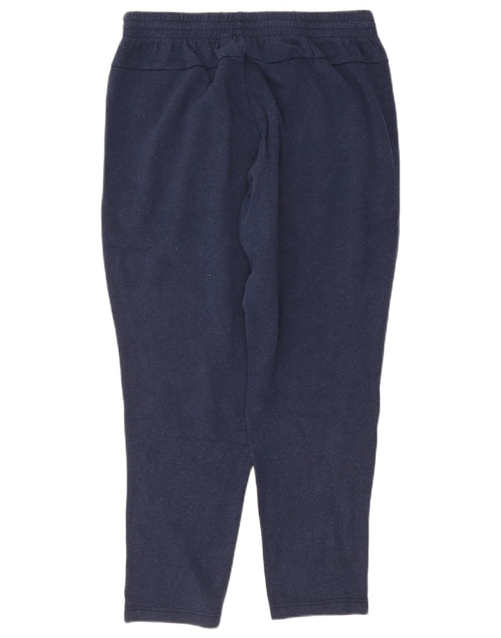 Adidas - Pantalón de chándal para hombre, talla grande, algodón azul marino