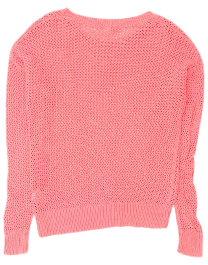 Gap Jersey de Gran Tamaño con Cuello Barco para Mujer UK 10 Small Pink