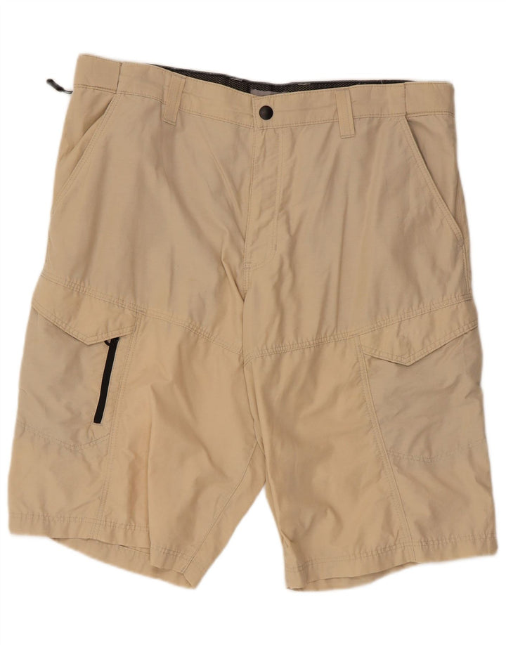 Marks & Spencer Pantalones cortos tipo cargo para hombre W36 Algodón beige grande