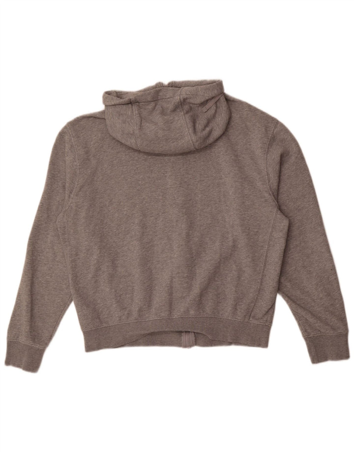 Nike Suéter con capucha de gran tamaño con cremallera para mujer Reino Unido 14 Algodón moteado gris medio