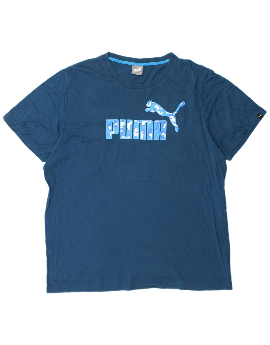PUMA Camiseta gráfica para hombre Top 2XL Azul marino