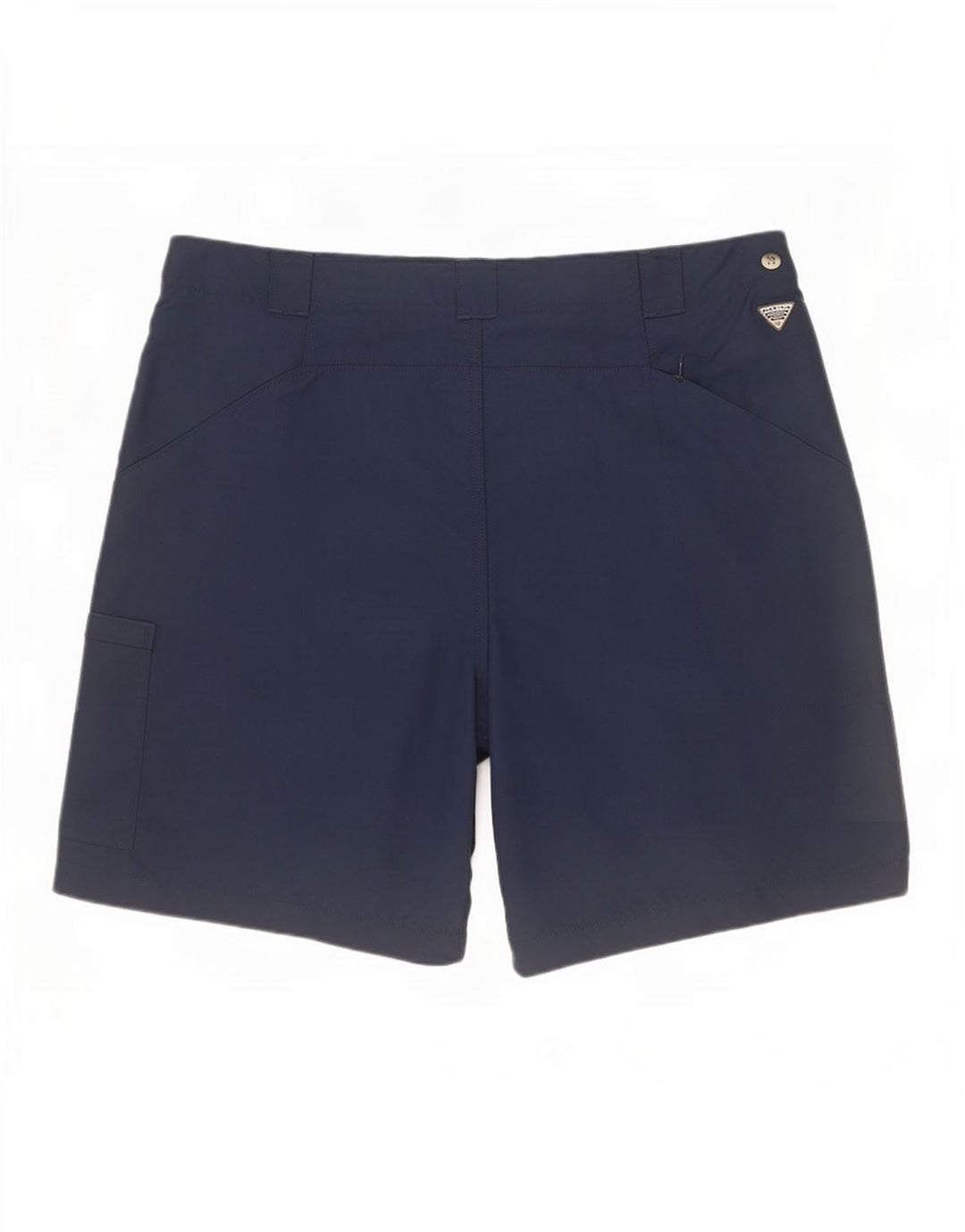 Columbia Shorts Cargo Mujer Medium W32 Nylon Azul Marino