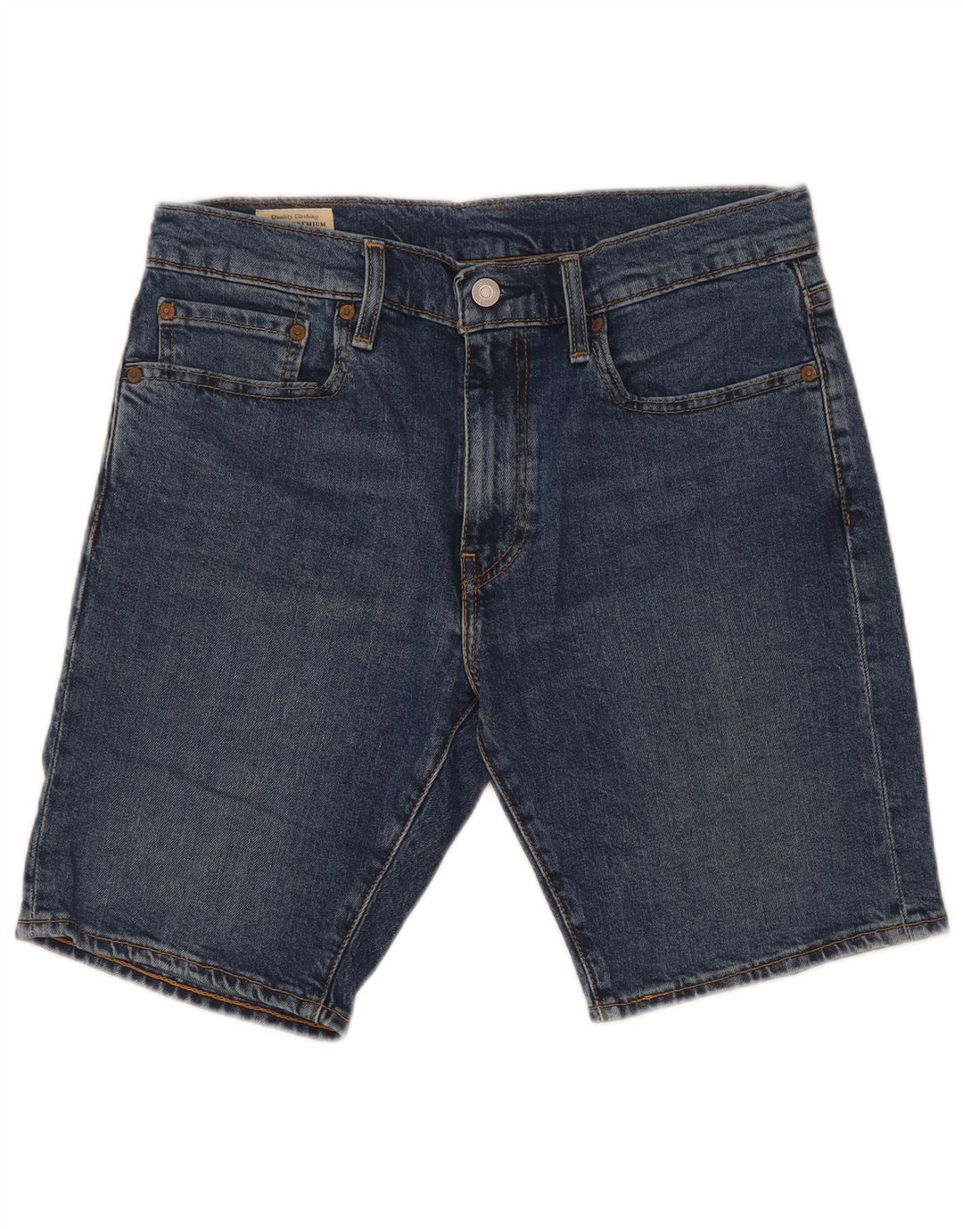 Levi's Mens 412 Shorts De Mezclilla W31 Algodón Azul Medio
