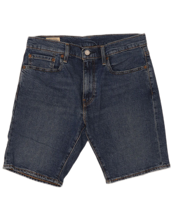 Levi's Mens 412 Shorts De Mezclilla W31 Algodón Azul Medio