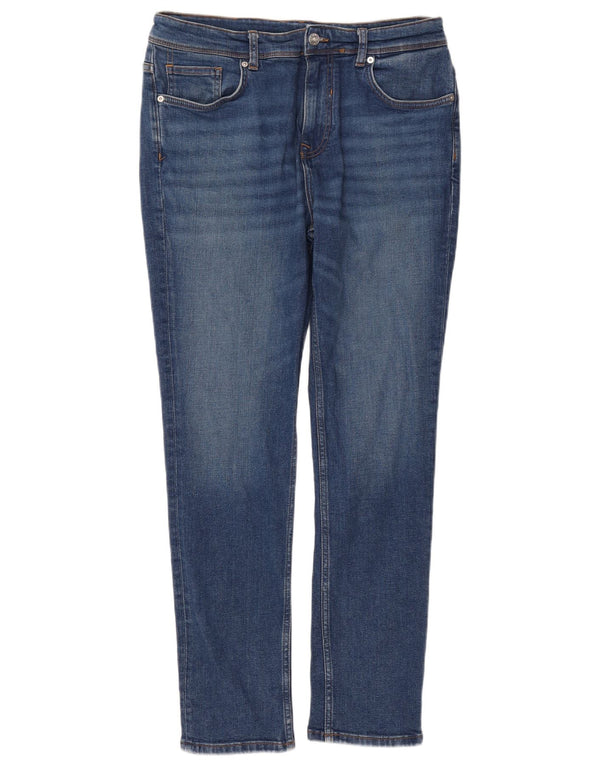 Zara Mens Slim Jeans EU 44 Grande W34 L30 Azul
