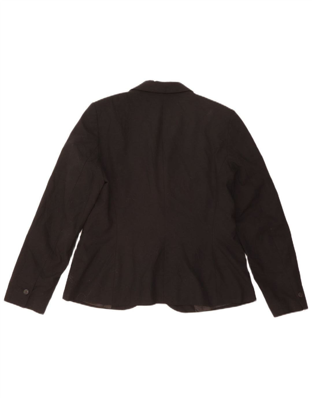 ZARA Chaqueta Blazer De 1 Botón Para Mujer EU 42 Grande Poliéster Negro