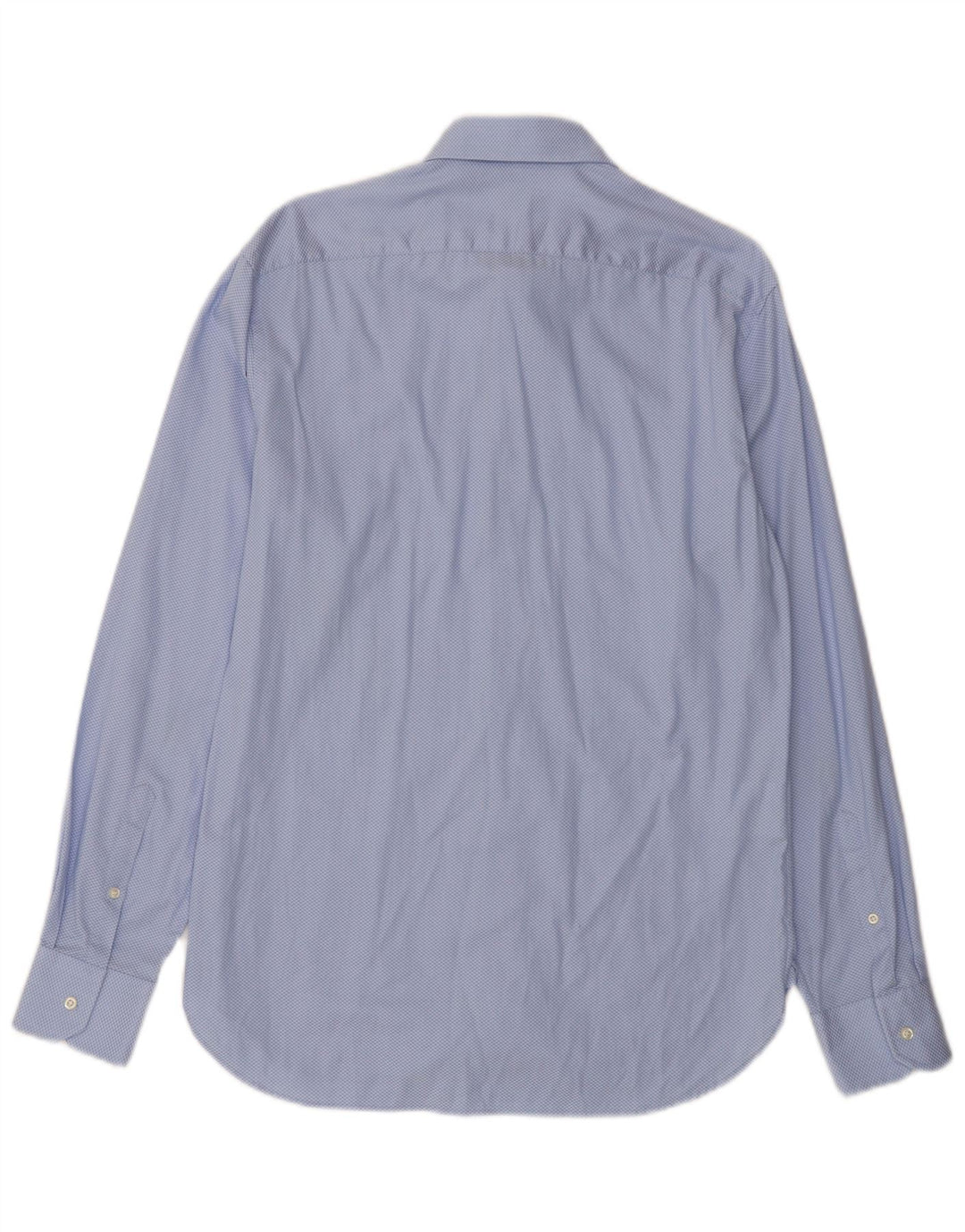 Boggi Camisa Milano Slim Fit para hombre Talla 41 16 Algodón azul grande