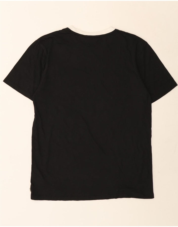 Vans Camiseta gráfica para hombre Top grande de algodón geométrico negro