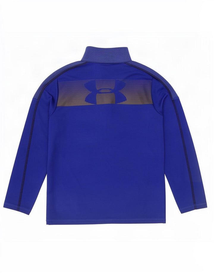 Under Armour Camiseta de chándal con estampado gráfico para niños 10-11 años Azul medio