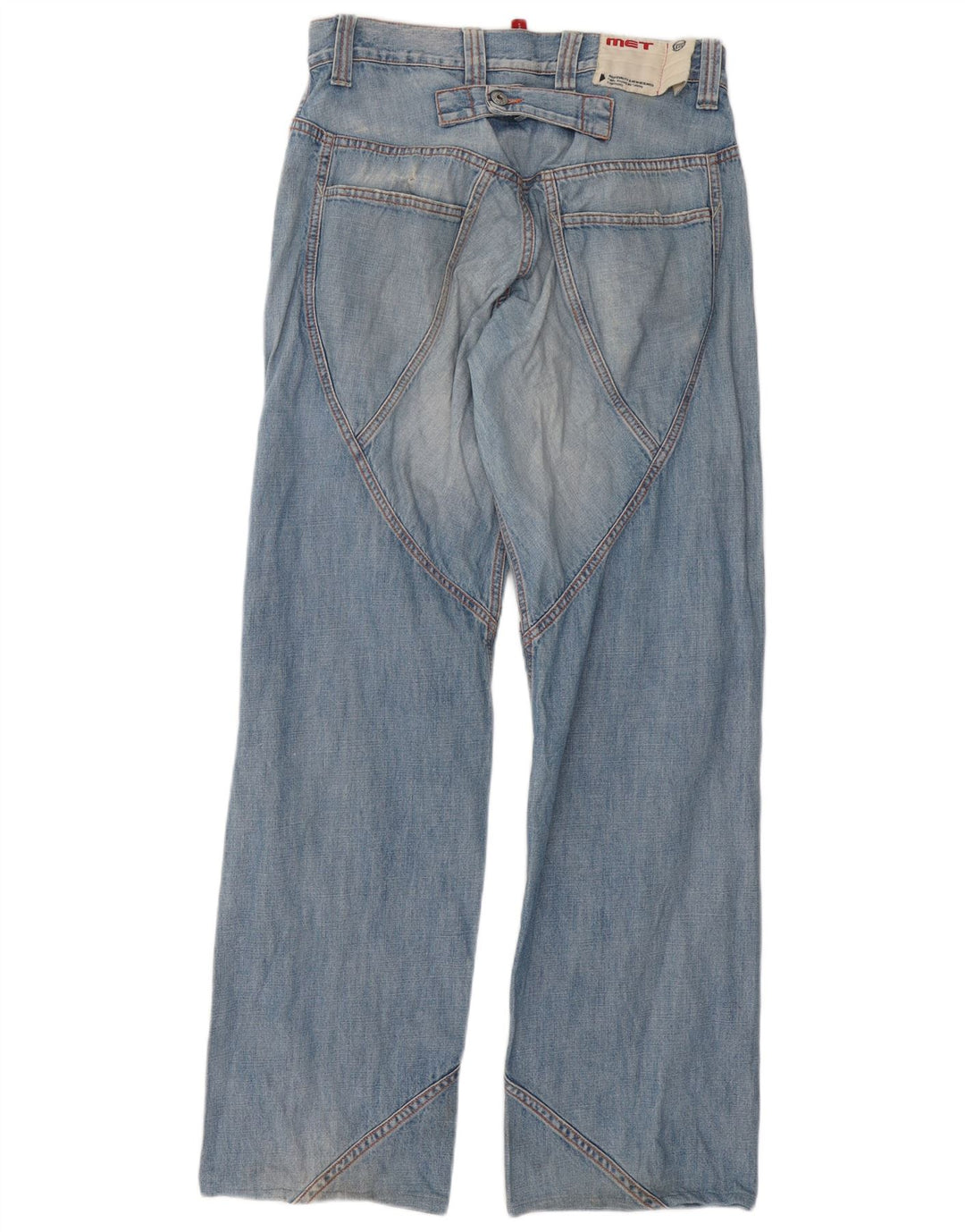 Vaqueros holgados para hombre MET W32 L34 Algodón azul