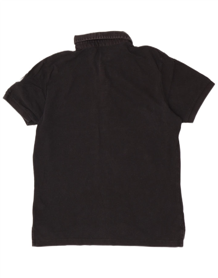 Polo Diesel Hombre Algodón Negro Mediano