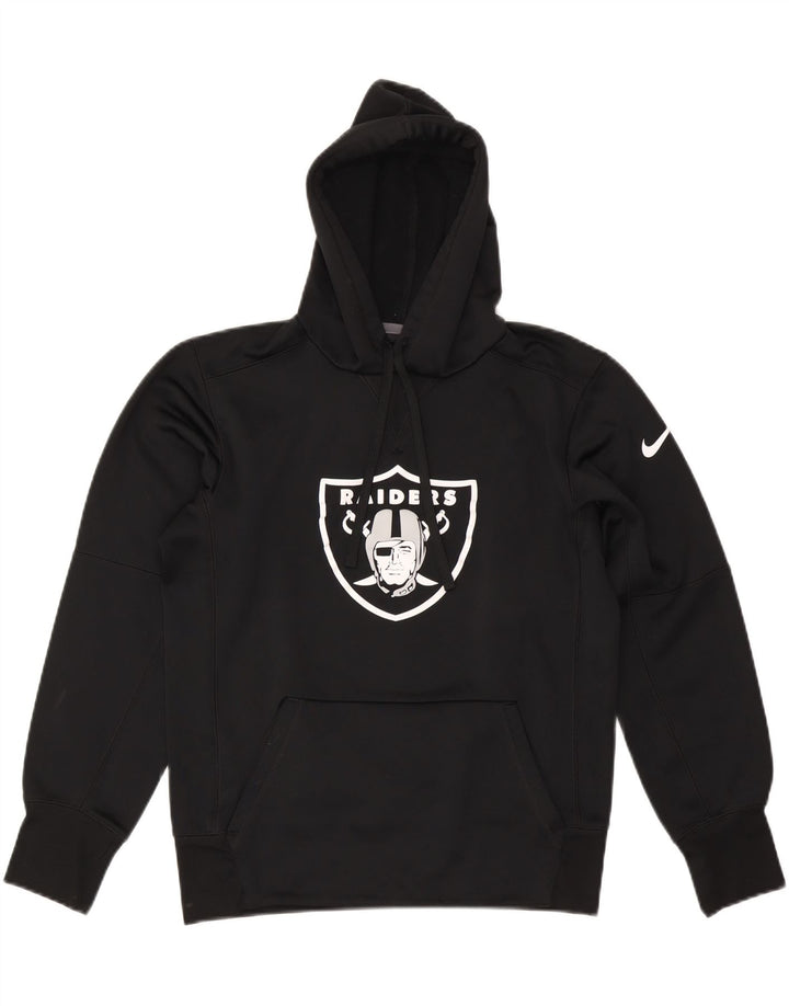 NIKE Las Vegas Raiders - Sudadera con capucha para mujer, talla grande, color negro
