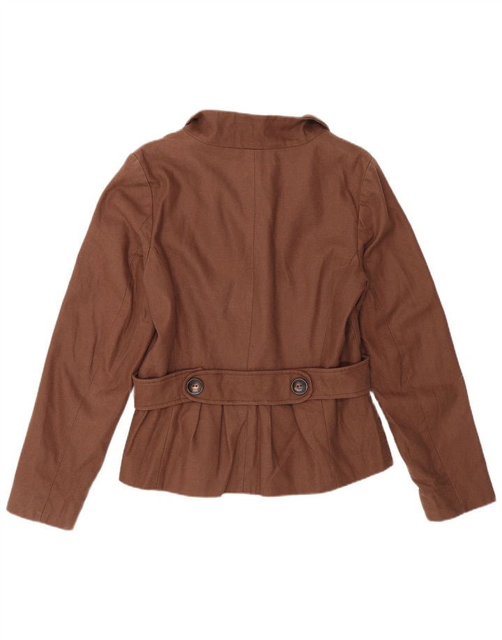 Mathew Williamson Chaqueta Blazer para Mujer Reino Unido 12 Algodón Marrón Medio