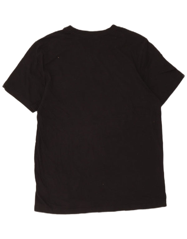 Nike - Camiseta gráfica para hombre, talla grande, algodón negro