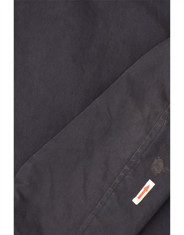 LYLE & SCOTT Chaqueta cortavientos con capucha para hombre UK 38 Medium Azul marino Algodón