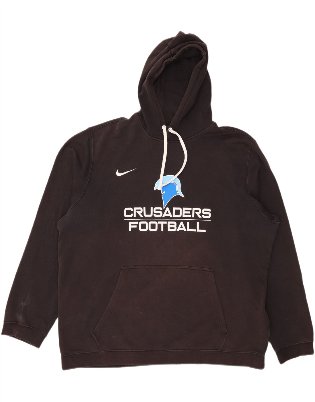 NIKE Hombre Crusaders Graphic Sudadera con capucha Jumper 3XL Algodón negro
