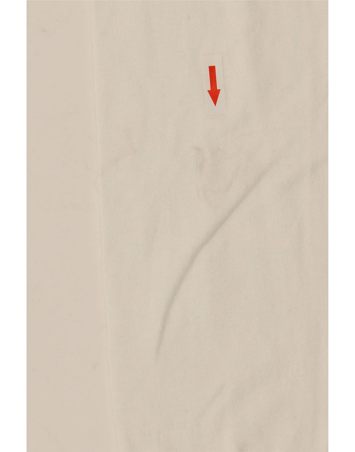 Zara - Jersey con cuello vuelto para mujer, talla 40, talla grande, viscosa blanca