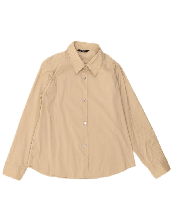 Max Mara Camisa de fin de semana para mujer UK 42 Medium Beige