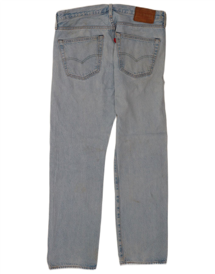 Levi's Hombre 501 Vaqueros Rectos W32 L30 Algodón Azul