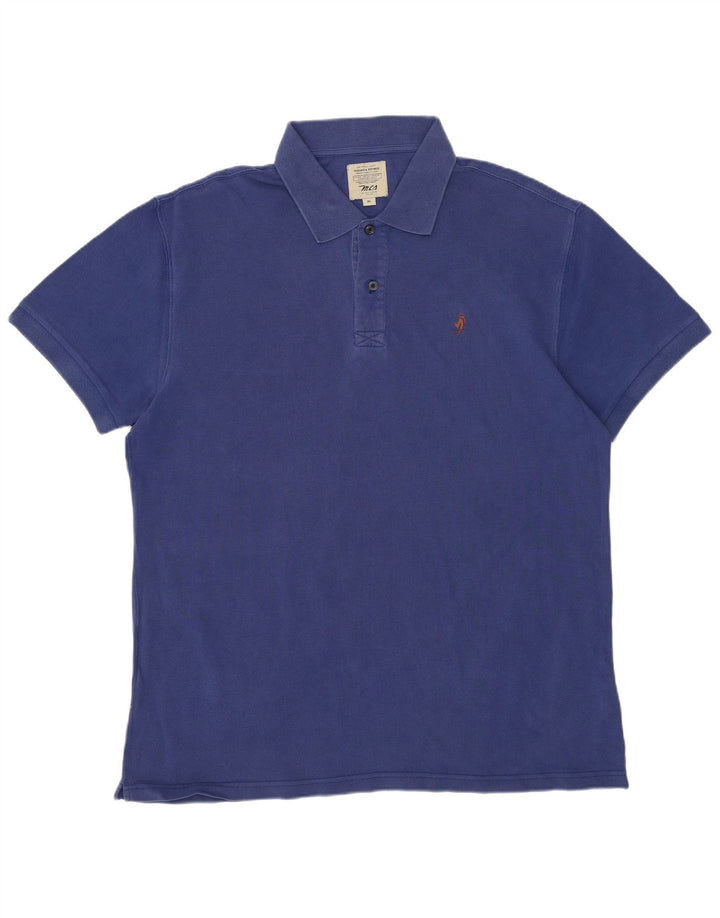 MARLBORO CLASSICS Polo Hombre XL Azul Marino Algodón