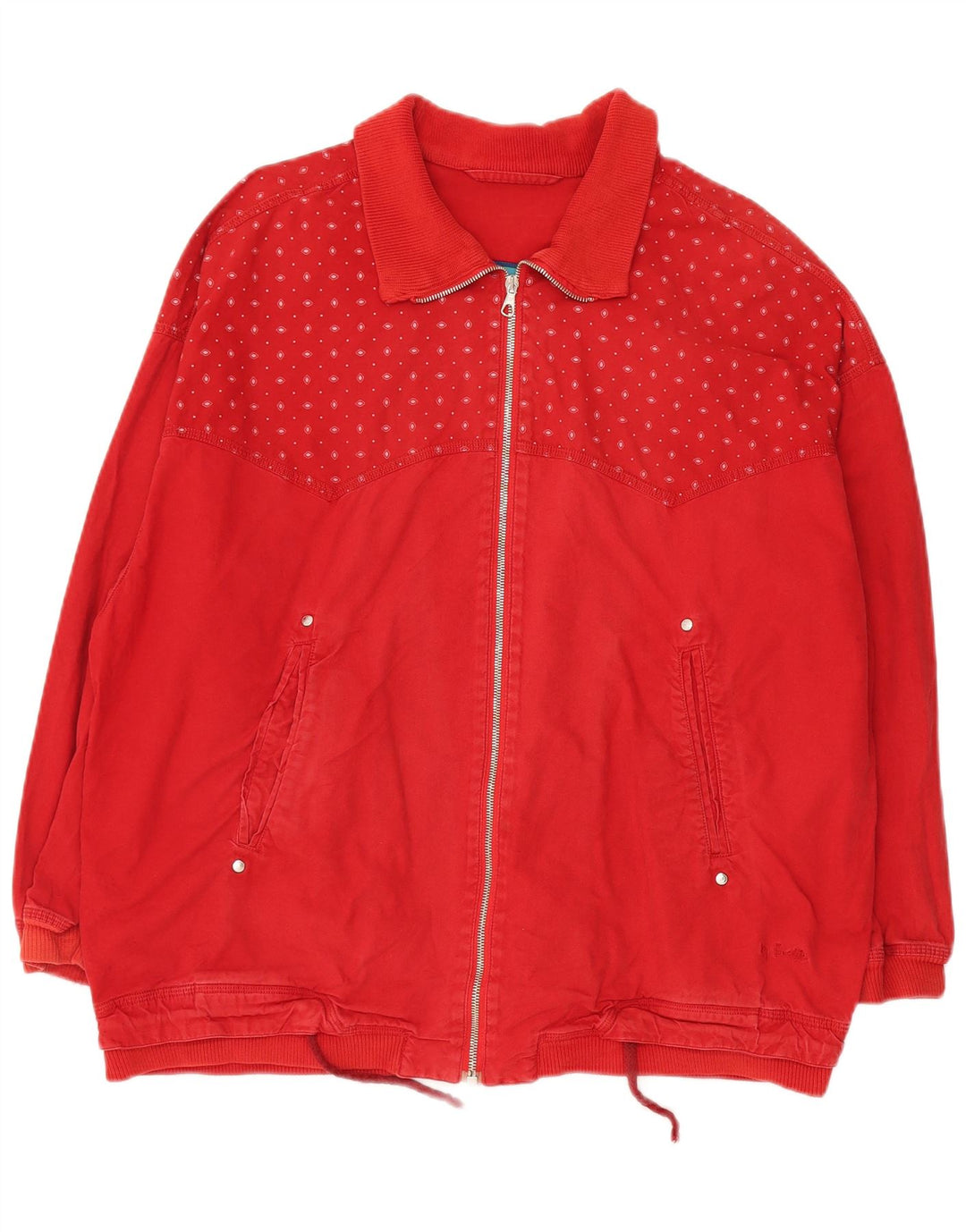 Belfe & Belfe Chaqueta bomber extragrande para mujer IT 44 Medium Red