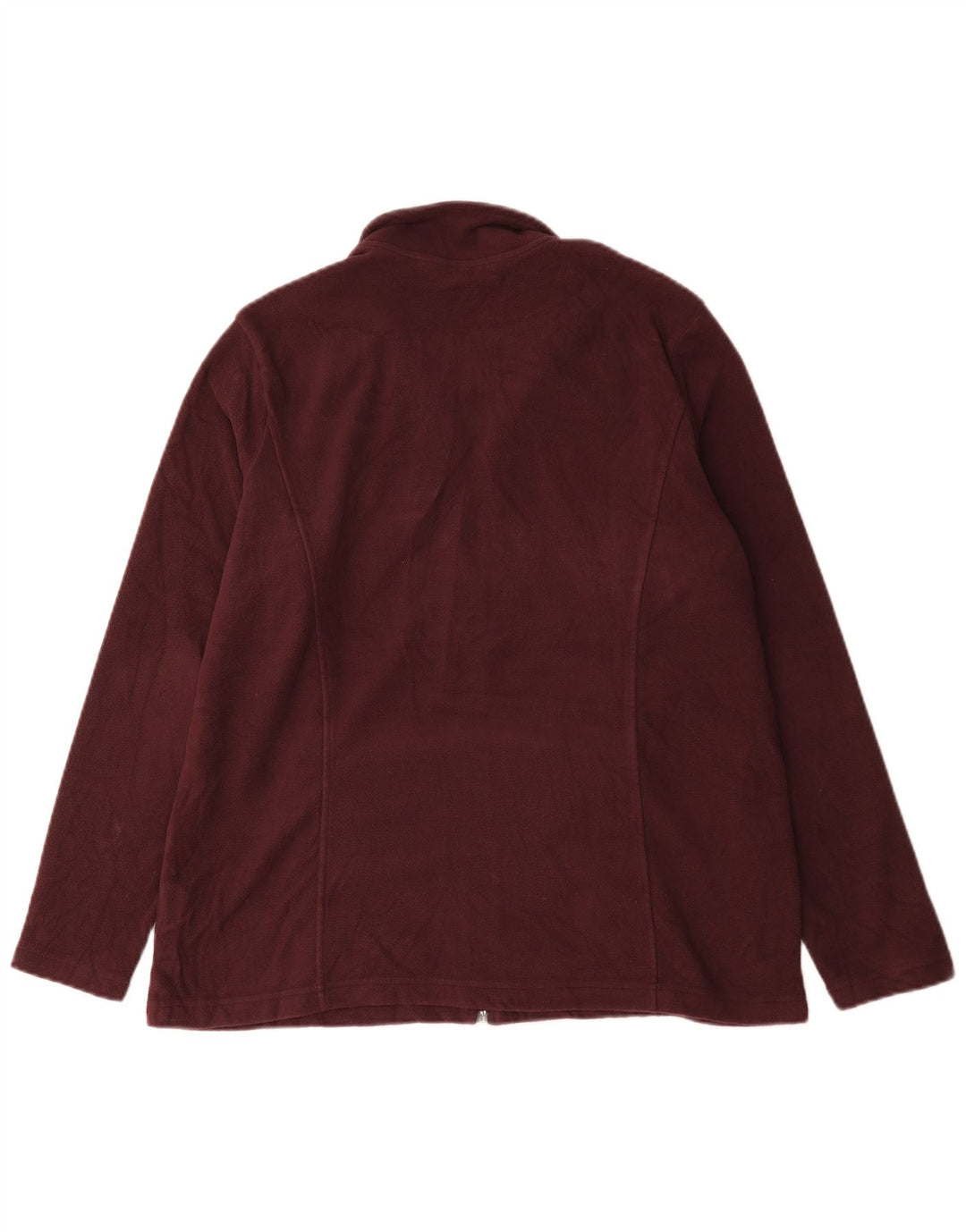 Marks & Spencer Chaqueta polar extragrande para mujer UK 18 XL Poliéster burdeos