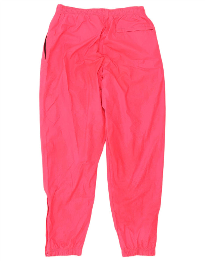 Nike Mujer Chándal Pantalones Joggers UK 10 Pequeño Rosa Poliéster
