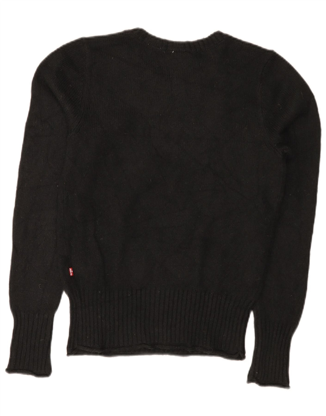 Levi's Suéter tipo jersey con cuello barco para mujer UK 10 Small Poliamida negra