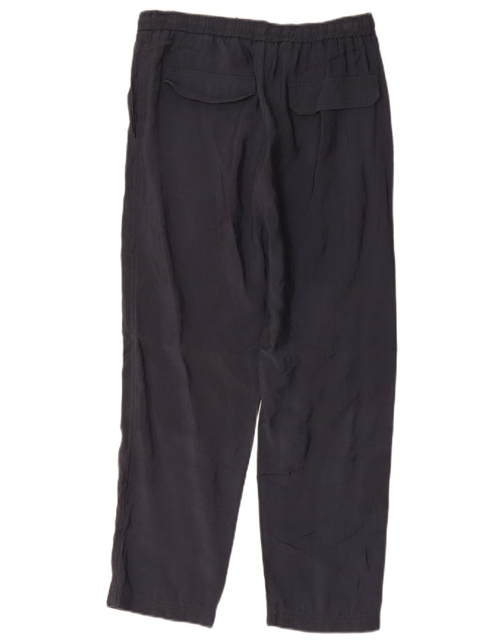 Zara Mujer Pantalones Cortos Rectos Pequeño W28 L25 Gris