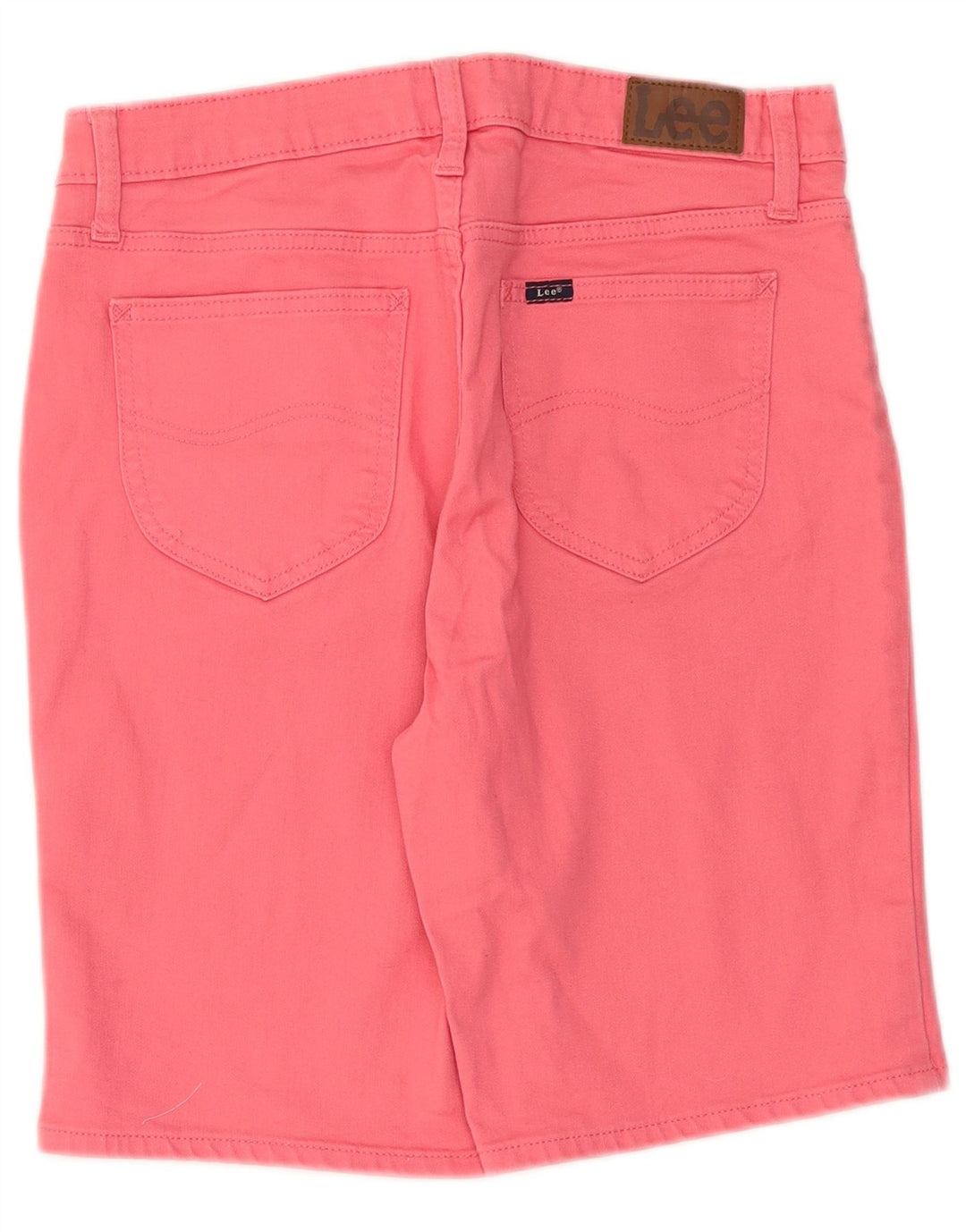 Lee - Pantalones cortos de mezclilla para mujer US 8 mediano W30 algodón rosa