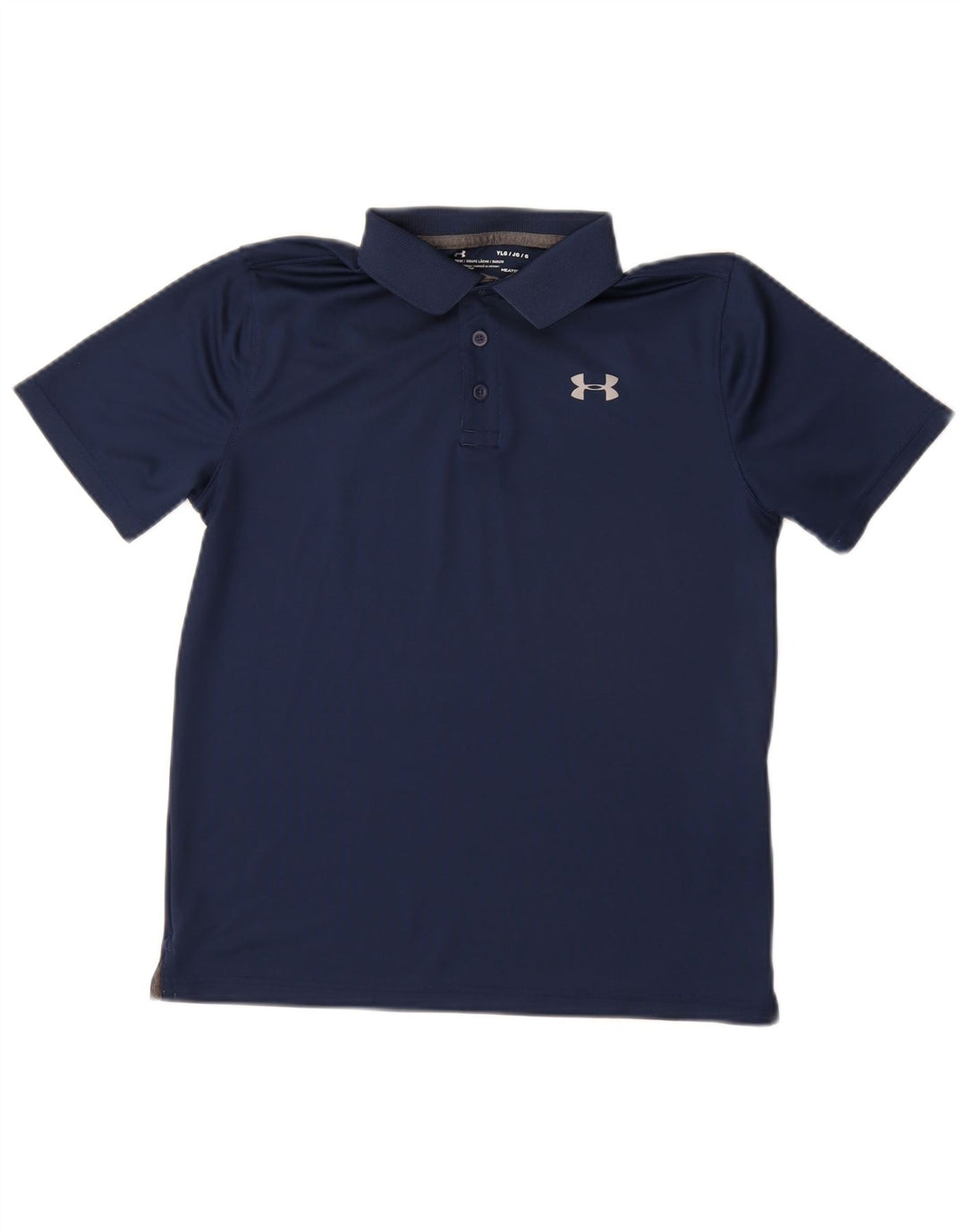 UNDER ARMOUR Polo Heat Gear para niños 11-12 años Grande Azul Marino