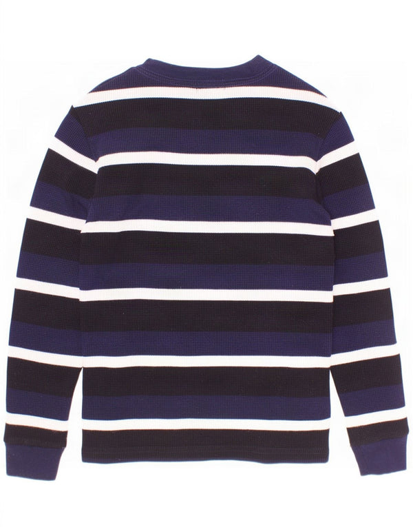 Polo Ralph Lauren Camiseta Niño Manga Larga 6-7 Años Azul Marino Rayas Algodón