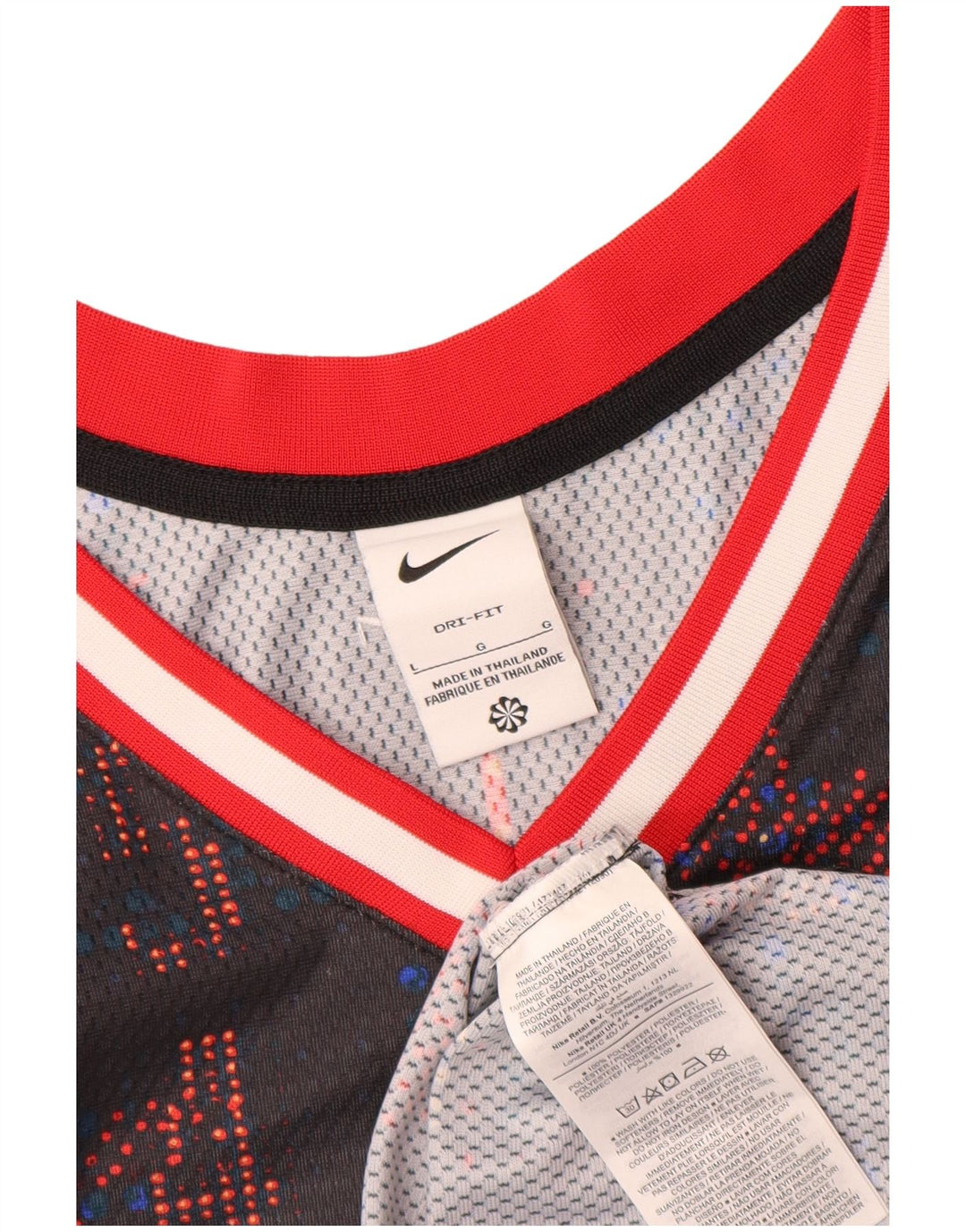 Nike Mens Graphic Vest Top Grande Poliéster multicolor