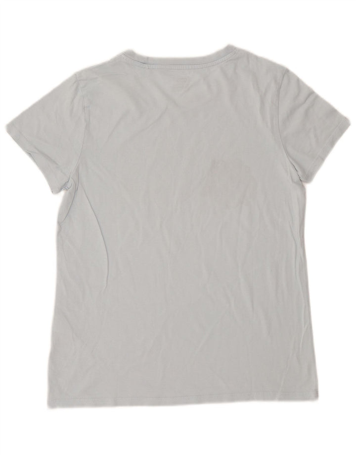 Levi's Camiseta gráfica para mujer Top UK 12 Algodón azul medio