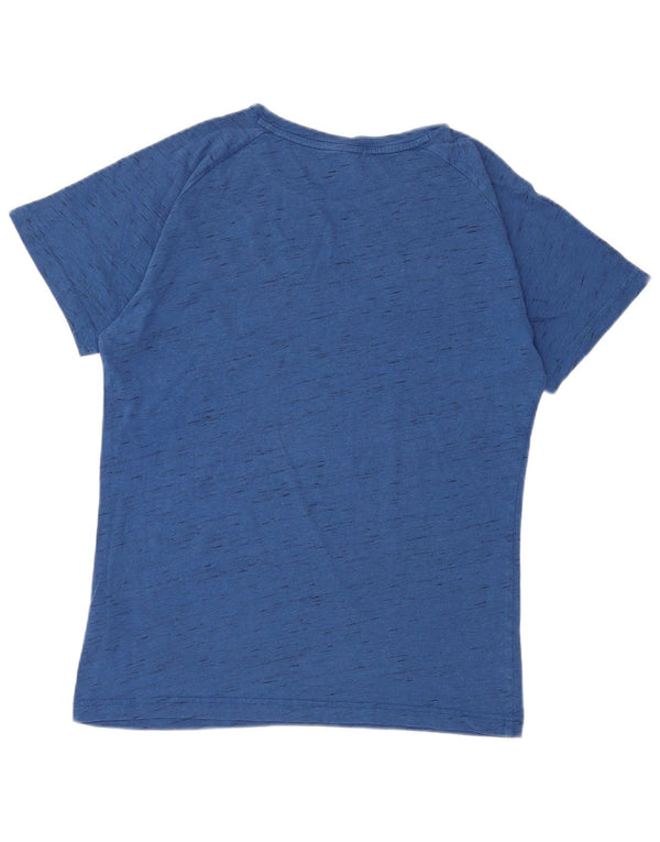 Camiseta PUMA para hombre Top de algodón moteado azul medio