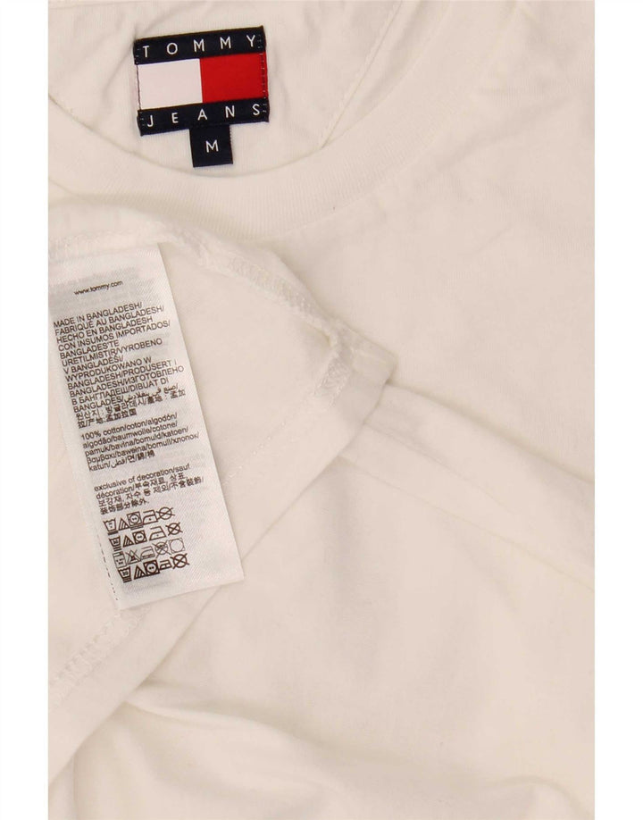 Camiseta Tommy Hilfiger Hombre Top Medium Blanco Algodón