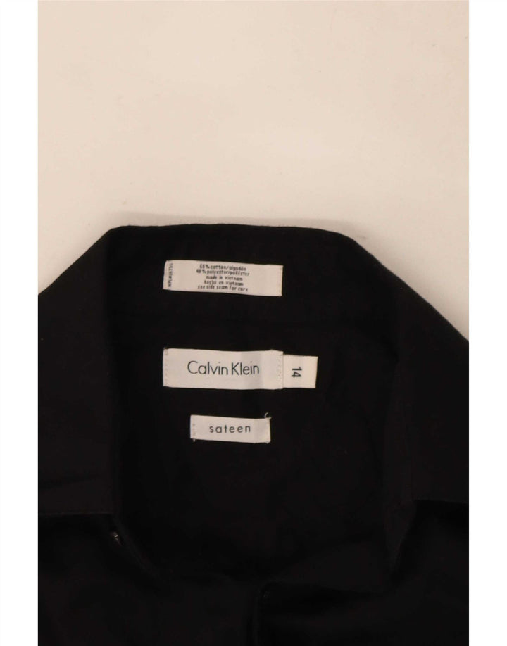 Camisa Calvin Klein Niño 13-14 Años Negro Algodón
