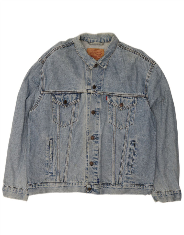 Levi's Chaqueta vaquera para hombre UK 44 2XL Algodón azul