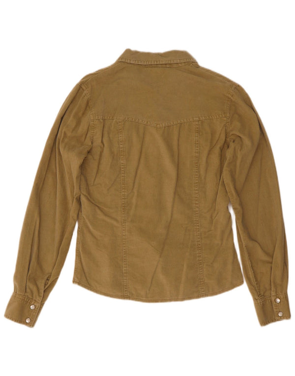 Pimkie Camisa De Pana Mujer EU 38 Mediano Caqui Algodón