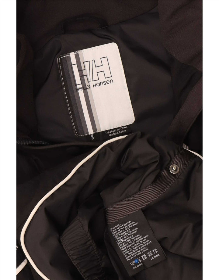 Helly Hansen Chaqueta impermeable gráfica para mujer UK 10 Small Black Colourblock