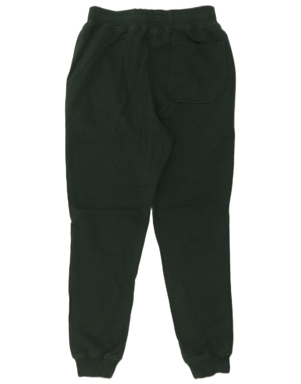 Quiksilver Hombre Slim Fit Pantalones De Chándal Joggers Small Verde Algodón