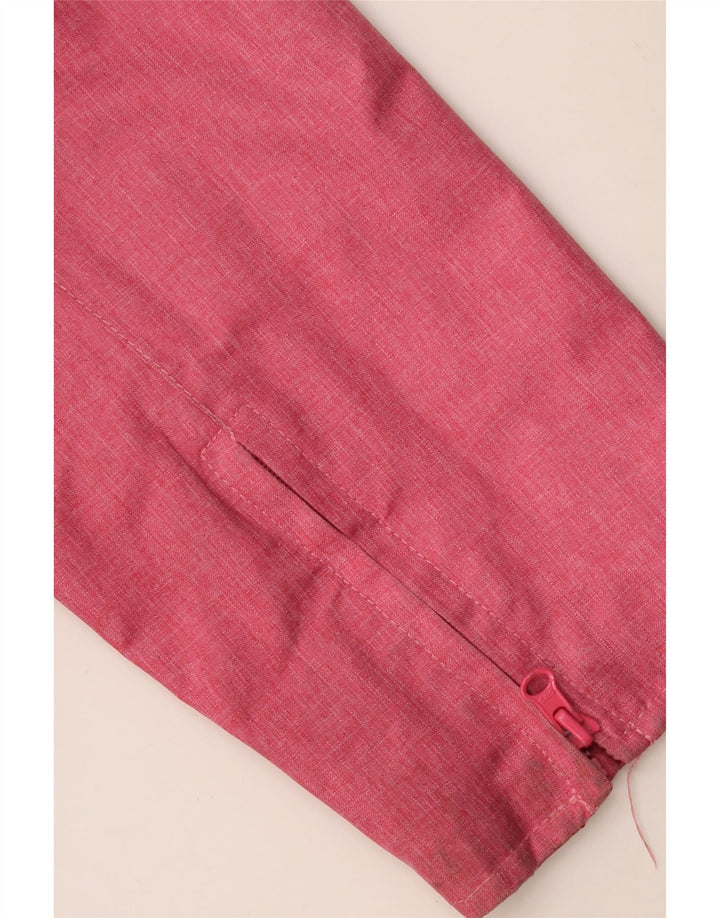 LEUCHTTURM Chubasquero con capucha para mujer UK 44 Grande Poliéster rosa