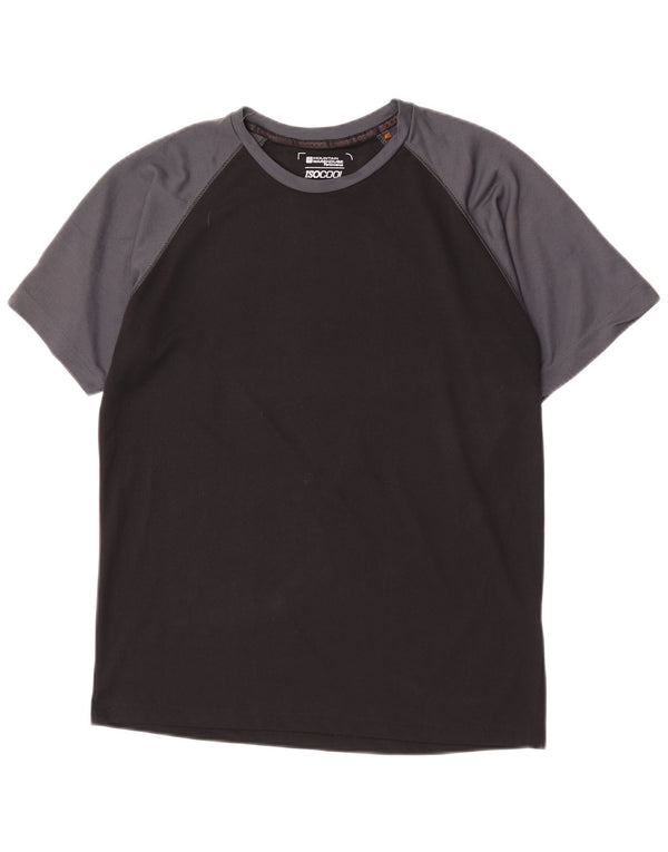 Camiseta IsoCool para hombre de Mountain Warehouse Camiseta con bloques de color negro mediano