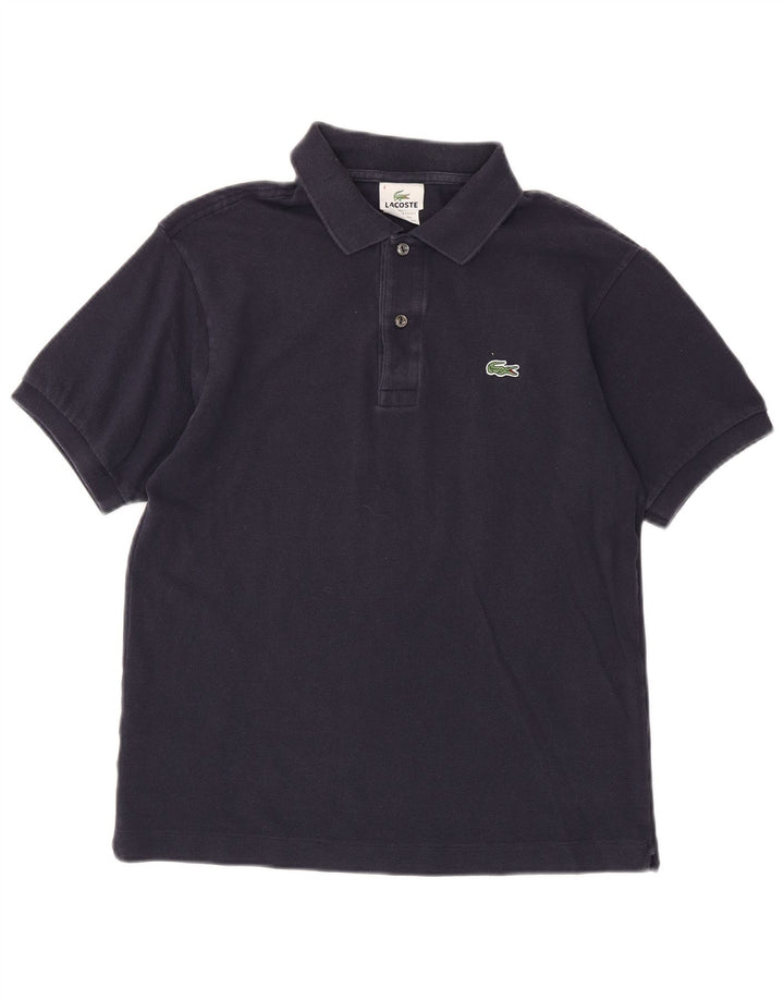 Polo Lacoste para hombre talla 4 mediano algodón azul marino