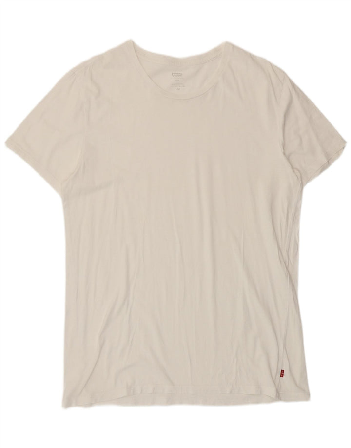 Levi's - Camiseta ajustada para hombre, talla grande, color blanco