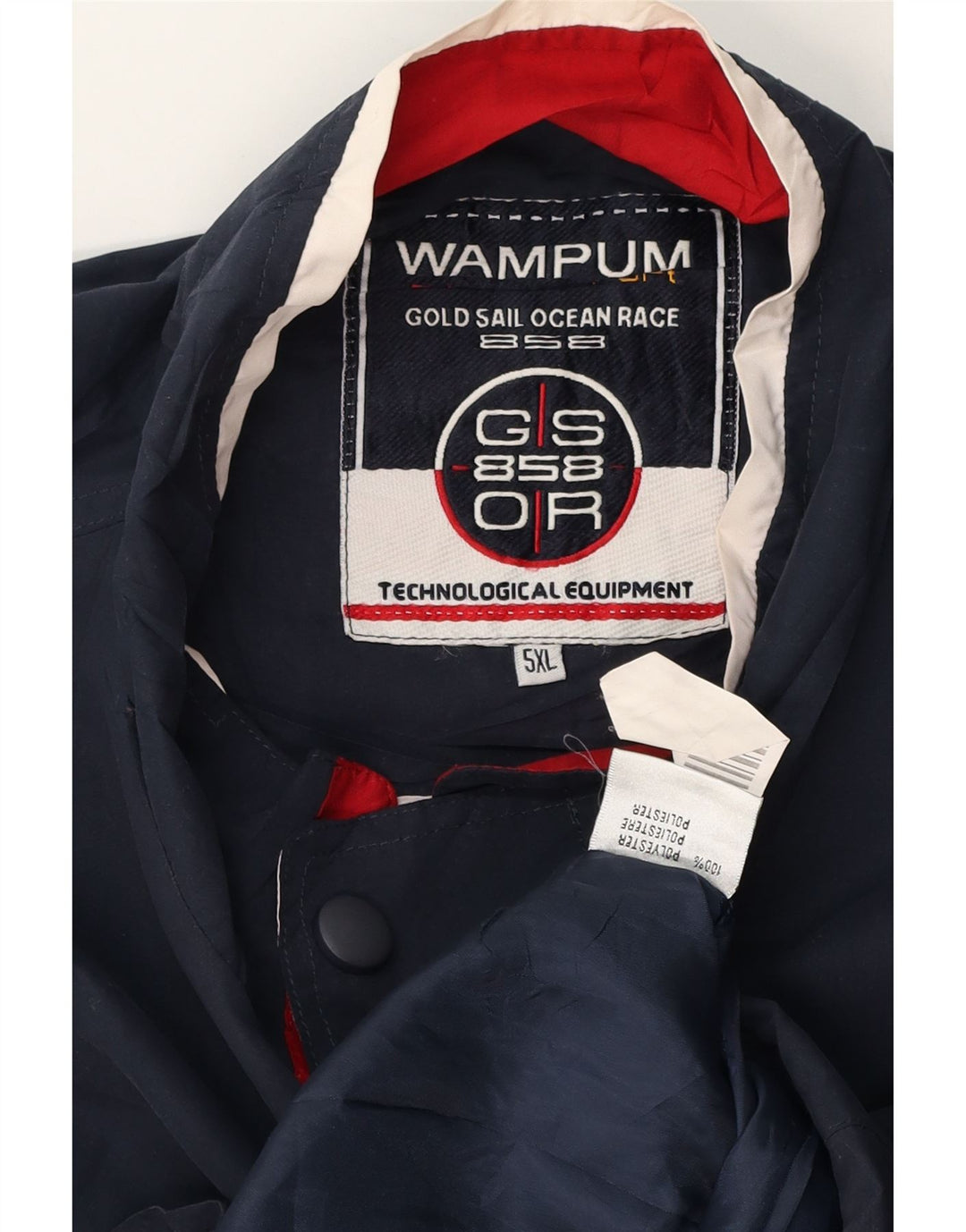 Chaleco para hombre Wampum UK 48 5XL Azul marino Poliéster