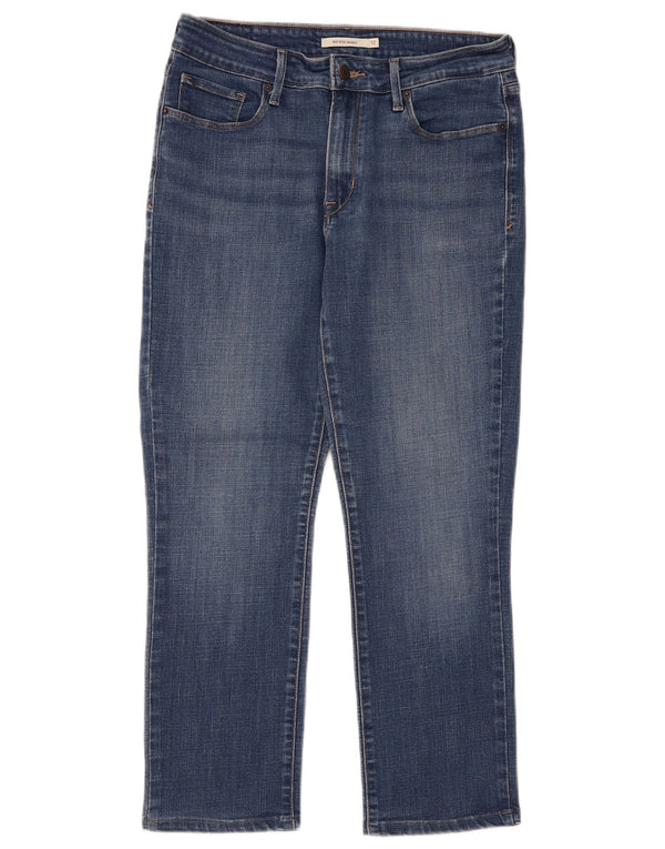 Levi's Jeans ajustados de talle medio para mujer US 12 Grande W30 L25 Algodón azul
