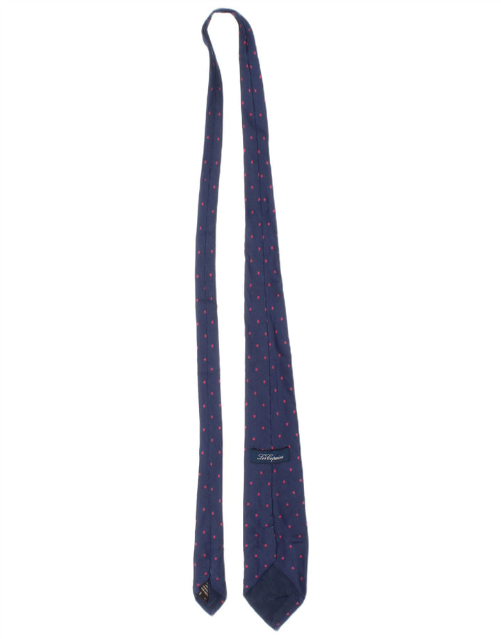 Corbata Les Copains Para Hombre Talla Única Clásica De Seda Con Lunares Azules