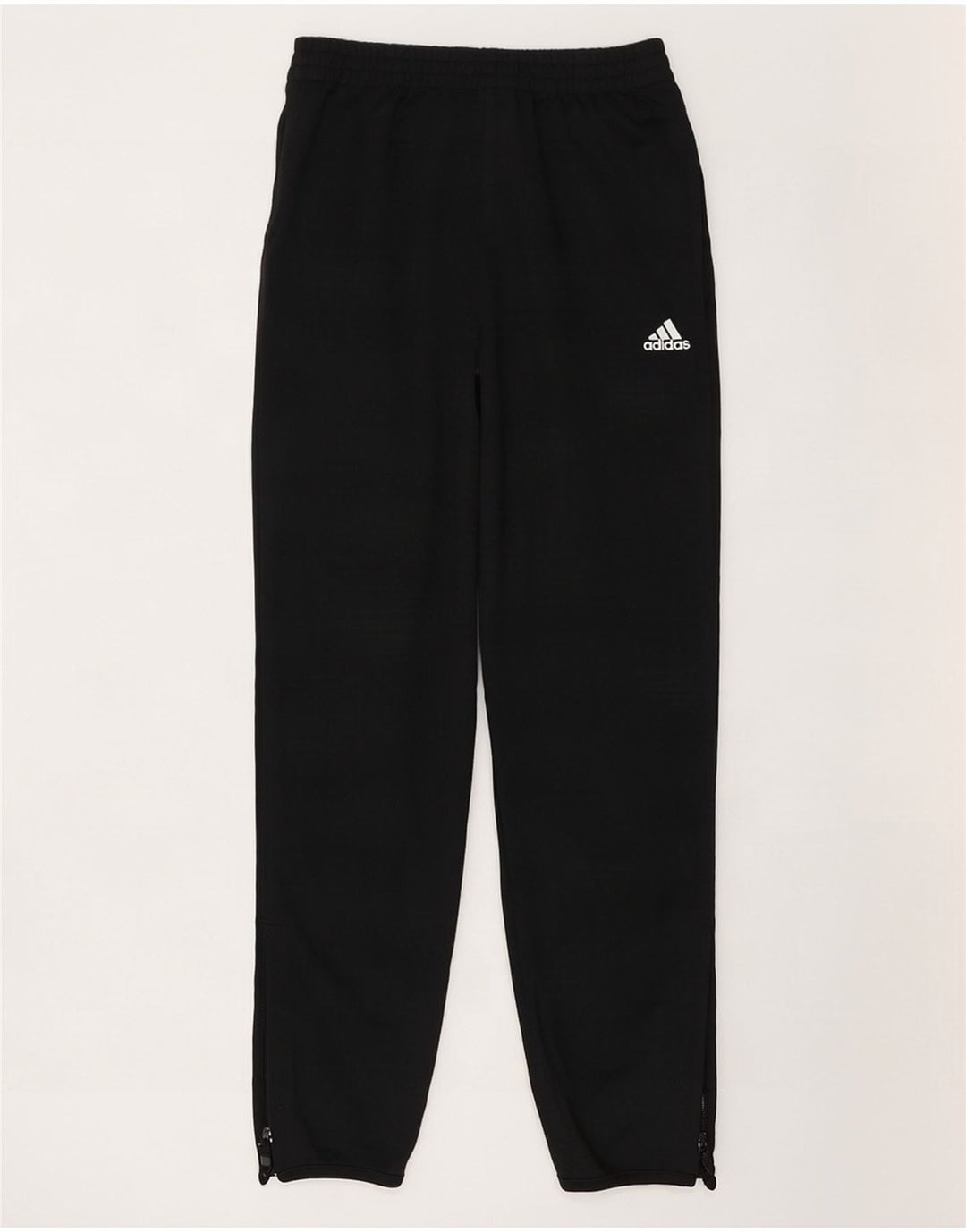 Adidas Pantalones de chándal para mujer UK 8 Small Negro Poliéster