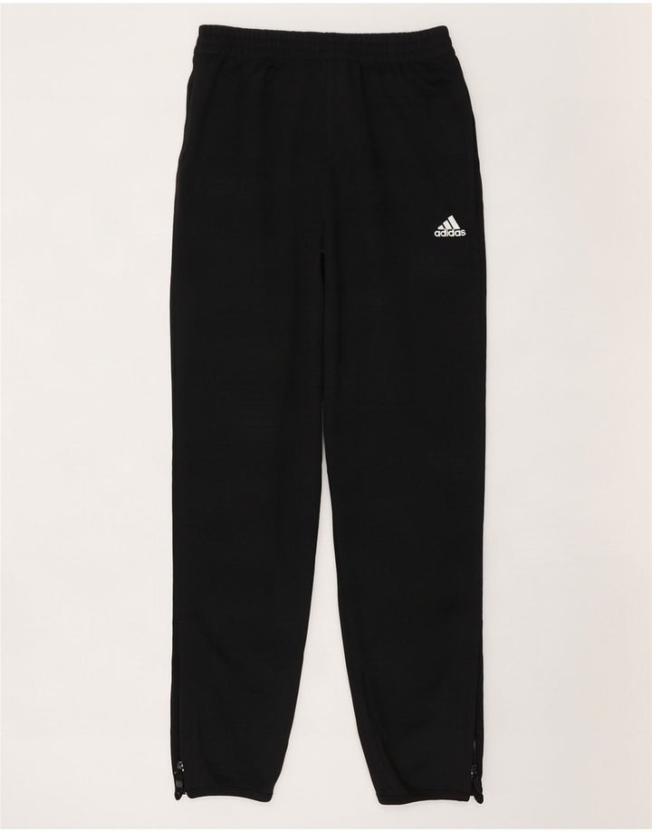 Adidas Pantalones de chándal para mujer UK 8 Small Negro Poliéster